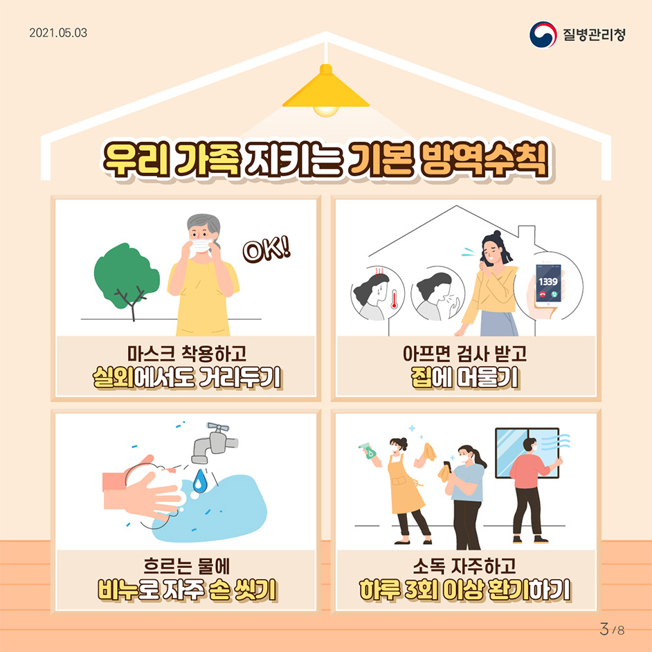 우리가족 지키는 기본 방역수칙